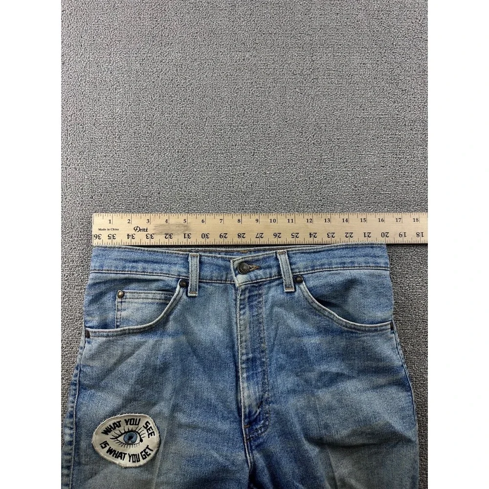 Vintage Levis 852 Jeans Men 31x30 Blue Regular Fit Stretch Denim USA Western